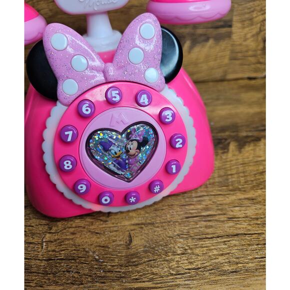Disney Junior Minnie Happy Helpers Pink Talking phone - Picture 4 of 5